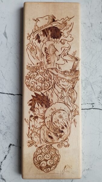 Decorative wooden board "One Piece"