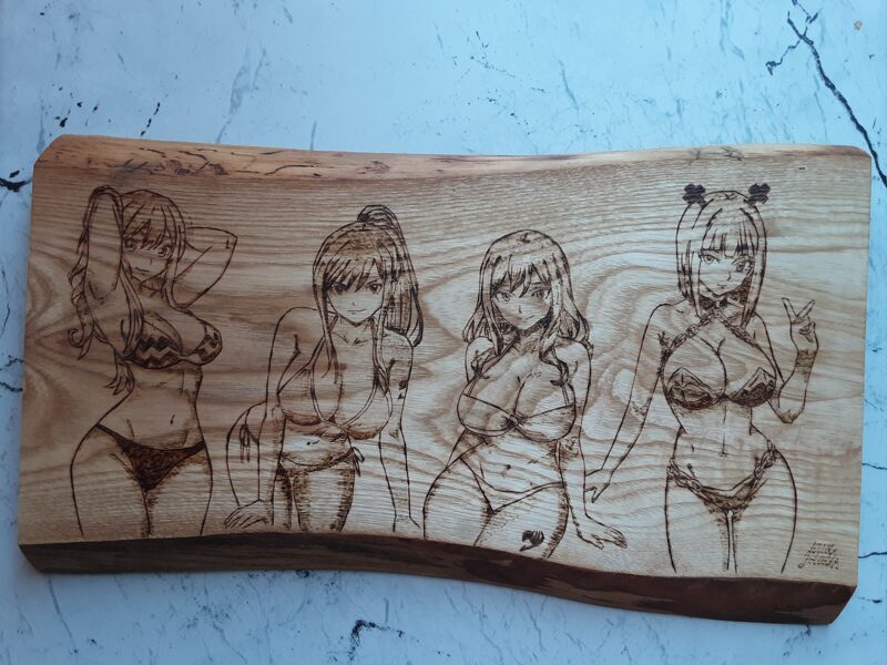 Wooden board "Fairy tail"