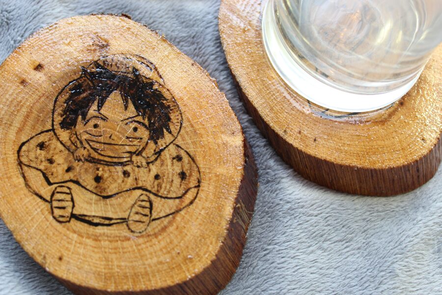 One Piece Wooden Coasters