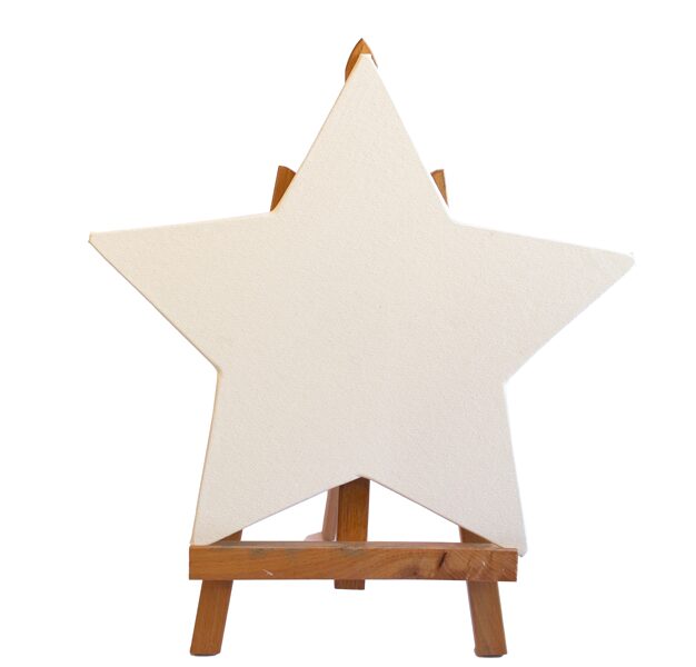 Star shape canvas