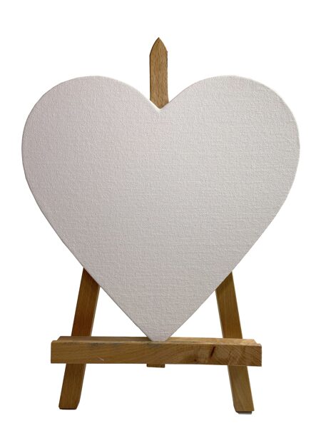 Heart shape canvas 