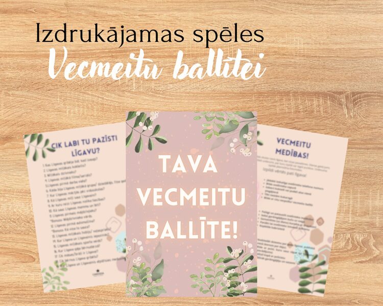 Vecmeitu ballīte, dienas uzdevumi, spēles vecmeitu ballītei. PDF