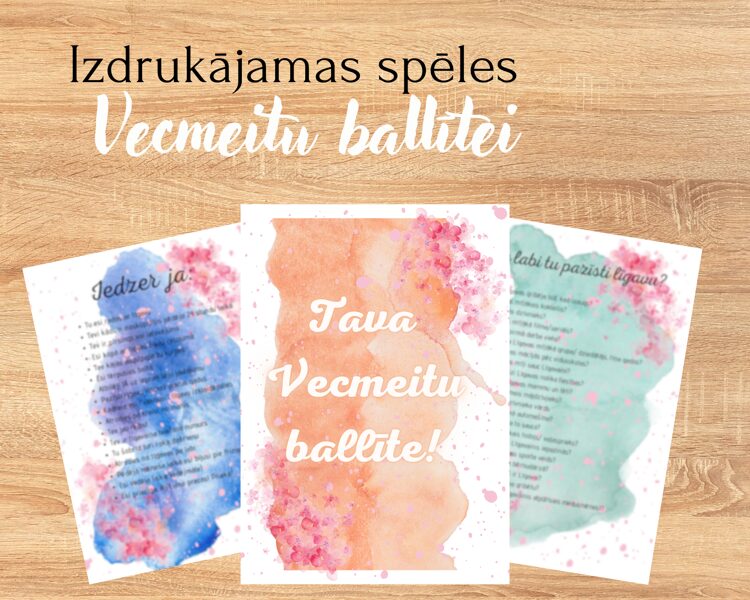 Vecmeitu ballīte, dienas uzdevumi, spēles vecmeitu ballītei